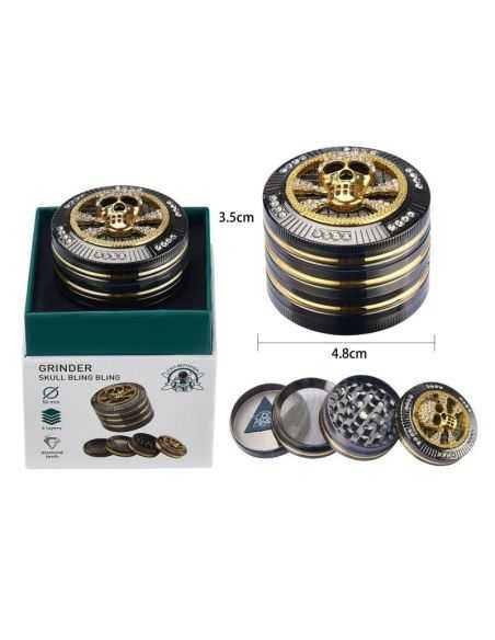 Comprar GRINDER ALUMINIO SKULL BLING BLING CHAMP HIGH