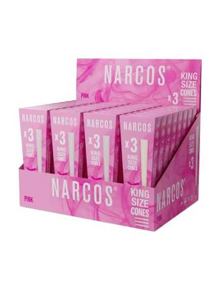 Comprar 3 CONOS ROSAS KING SIZE NARCOS