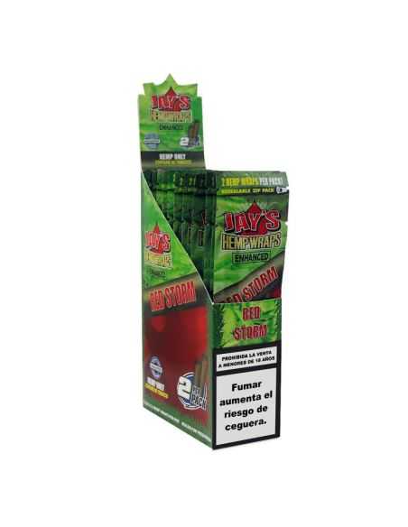 Comprar BLUNT JUYCY HEMP WRAPS TERPENOS RED STORM JUICY JAY'S