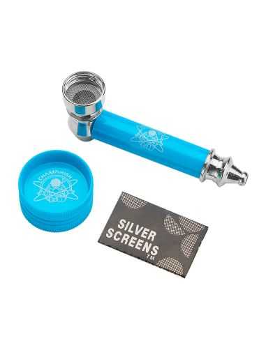 Comprar PIPA METÁLICA + MINI GRINDER CHAMP HIGH CHAMP-HIGH