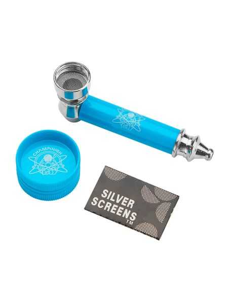 Comprar PIPA METÁLICA + MINI GRINDER CHAMP HIGH CHAMP-HIGH Comprar PIPA METÁLICA + MINI GRINDER CHAMP HIGH CHAMP-HIGH