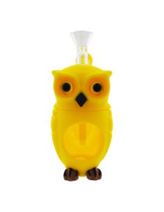 Comprar BONG BUHO DE SILICONA Y CRISTAL 16 CM