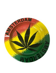 Comprar CENICERO METAL HOJA RASTA