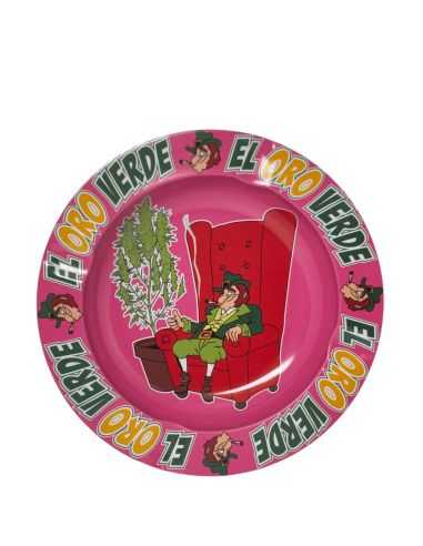 CENICERO METAL O.V ROSA