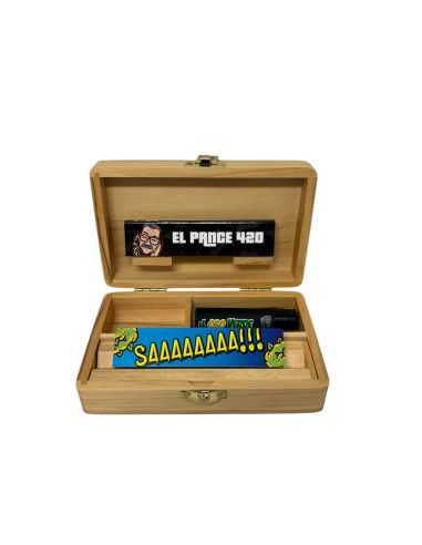 Comprar CAJA FUMADOR WEED MASTER 15X9CM