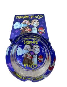 CENICERO CRISTAL DUENDE&FLACO