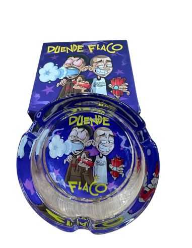 CENICERO CRISTAL DUENDE&FLACO