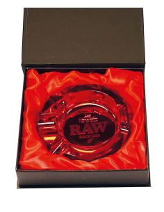 CENICERO DE CRISTAL RAW RUBY