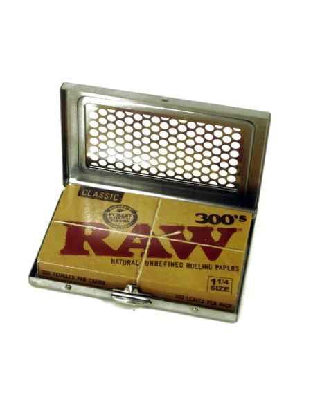 Comprar CAJA METALICA RAW GRINDER 300's RAW PAPERS