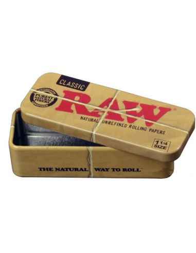 Comprar CAJA METAL RAW ROLL CADDY 1 1/4 RAW PAPERS