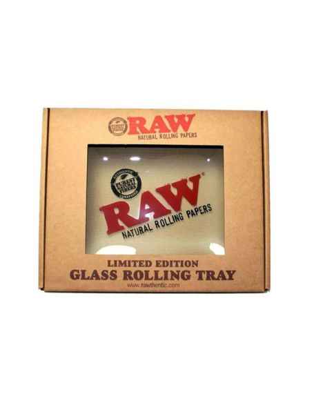 Comprar RAW GLASS ROLLING TRAY RAW PAPERS