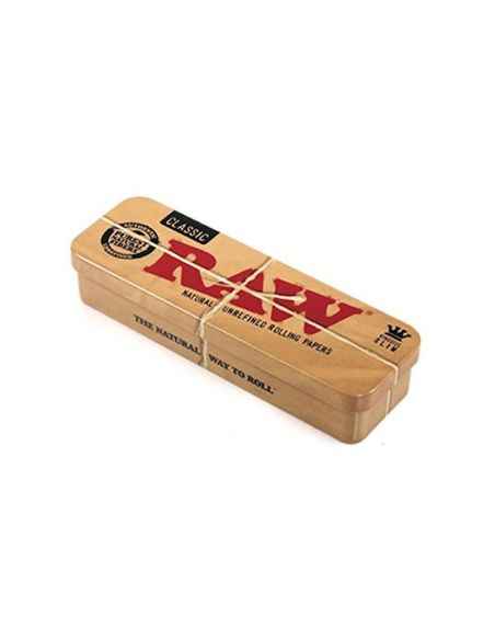 CAJA METAL RAW ROLL CADDY KING SIZE RAW PAPERS