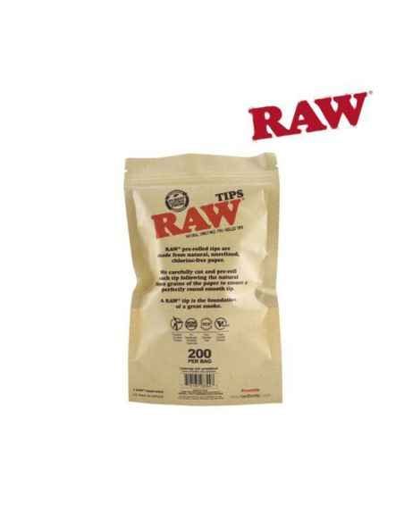 200 TIPS PRE-ENROLLADOS RAW RAW PAPERS