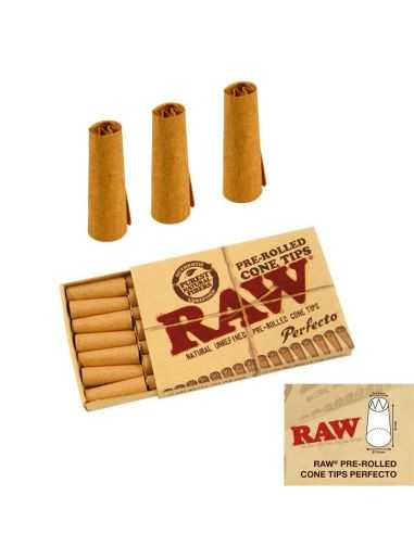 Comprar BOQUILLAS CONOS PRE-ROLLED RAW PERFECTO RAW PAPERS