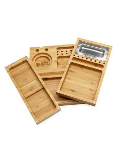 Comprar BANDEJA BAMBU RAW TRIPLE FLIP RAW PAPERS