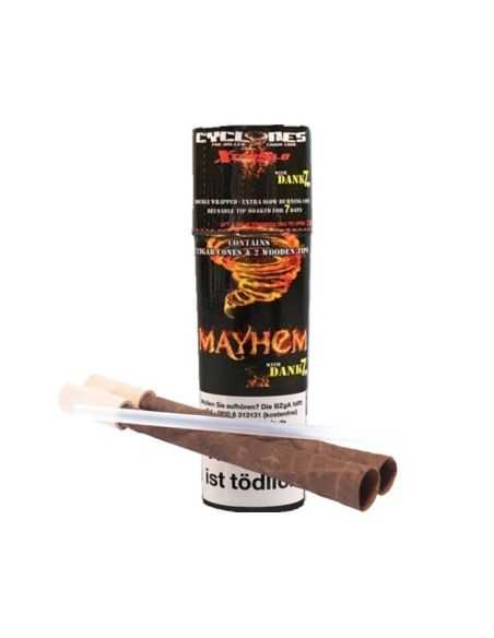 Comprar CYCLONES HEMP CONES XTRASLO MAYHEM 2 UDS CYCLONES BLUNT