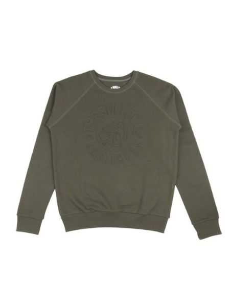 Comprar SUDADERA TB CREWNECK EMNOSSED ARMY GREEN THE BULLDOG