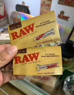 GLASS TIPS RAW X2 RAW PAPERS