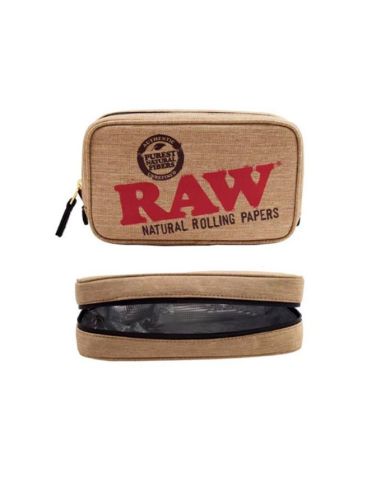  RAW - Bandeja de metal con cerradura de hojas (bolsa de tabaco  a prueba de olor), color plateado : Salud y Hogar