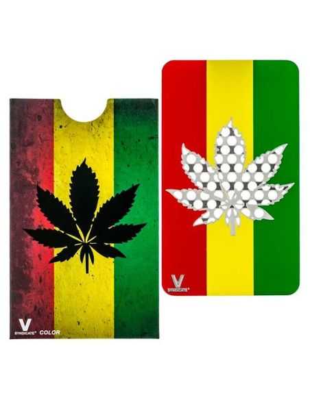 Comprar GRINDER CARD HOJA RASTA V SYNDICATE