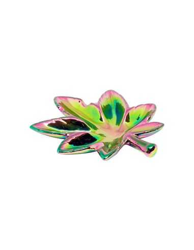 Comprar CENICERO HOJA CANNABIS ARCO IRIS