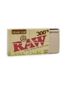 Comprar PAPEL RAW 300's ORGANIC 1 1/4 RAW PAPERS