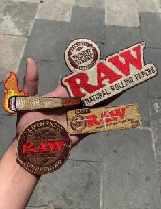 Comprar PACK PARCHES TELA RAW RAW PAPERS