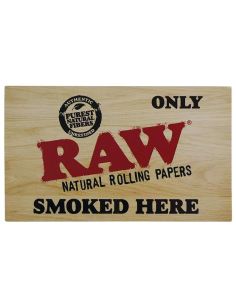 Comprar PEGATINA RAW ONLY SMOKED HERE RAW PAPERS