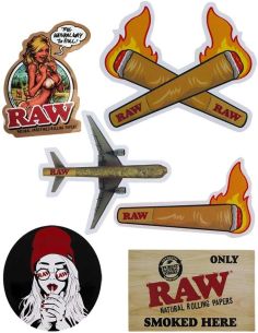 Comprar PACK PEGATINAS RAW RAW PAPERS