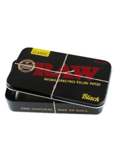 BLACK METAL BOX RAW RAW PAPERS