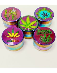 Comprar GRINDER 40MM RAINBOW LEAVES