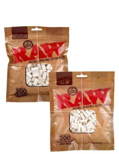 Comprar 200 FILTROS ALGODON RAW RAW PAPERS