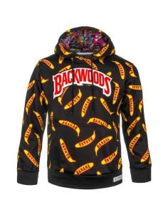 SUDADERA BANNANA BACKWOODS (NEGRA)