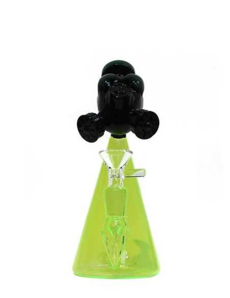 Comprar GREEN ALIEN MASK GLASS BONG 15CM
