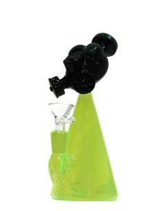 Comprar GREEN ALIEN MASK GLASS BONG 15CM