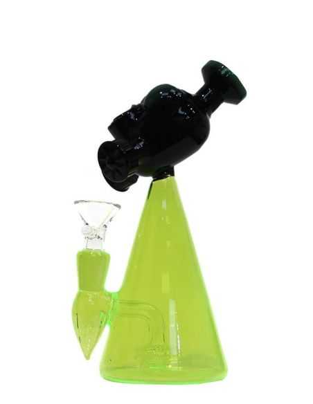 Comprar GREEN ALIEN MASK GLASS BONG 15CM