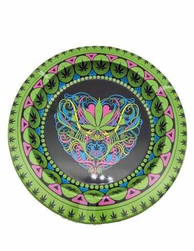 Comprar CENICERO METAL GREEN LEAF