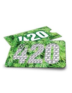 Comprar GRINDER CARD LEAVES 420 GREEN V SYNDICATE